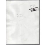 Nagyobb méret, Szendrő István fotóművészeti alkotása, fiatal pár kalocsai népviseletben, Kalocsa, Bács-Kiskun megye, Gyöngyösbokréta mozgalom, népviselet, kalap, szoknya, kendő, 1930-as évek. 