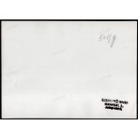 Nagyobb méret, Szendrő István fotóművészeti alkotása, napernyőkkel a réten, 1930-as évek. Eredeti, pecséttel jelzett fotó, papírkép, Agfa Brovira papíron. Dekorációnak, ajándéknak is kiváló. 