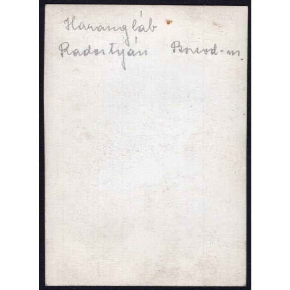 A radostyáni Református templom haranglába, Radostyán, Borsod-Abaúj-Zemplén megye, utcakép, Horthy-korszak, templom, egyház, vallás, helytörténet, 1930-s évek, Eredeti fotó, papírkép.  