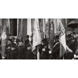 Nagyobb méret! A Magyar Királyi Államvasutak Fiúnevelő Intézetének és Árvaházának felavatása. Erdély, Szatmárnémeti. A résztvevők között híres nemesek, politikusok és egyházi vezetők,