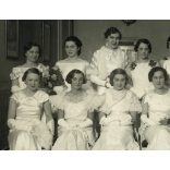 Nagyobb méret, Schaffer fotó, Budapest, 120 éves jubileumi Jogászbál, Pannonia Szálló, bálelnök Körössy János,  Horthy-korszak, 1934, 1930-as évek, Eredeti fotó, papírkép.  