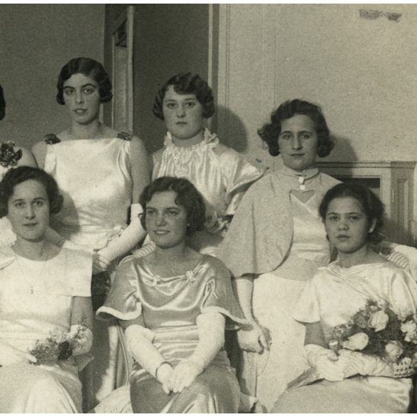 Nagyobb méret, Schaffer fotó, Budapest, 120 éves jubileumi Jogászbál, Pannonia Szálló, bálelnök Körössy János,  Horthy-korszak, 1934, 1930-as évek, Eredeti fotó, papírkép.  