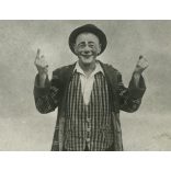 Kenedi Dezső artista, bohóc, művész, cirkusz, 1920-as évek, Horthy-korszak, Eredeti képeslap fotó, papírkép.  