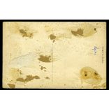 Singer műterem, Zombor, vajdaság, magyar katona egyenruhában, pálcával, különös szakállal, 1. világháború,  1910-es évek, Eredeti fotó, papírkép, hátulja ragasztós, sérült.  