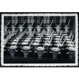 A rézmozsár készítő mester termékei, különös, foglalkozás, műhely, Horthy-korszak, helytörténet, 1930-as évek, Eredeti fotó, kartonra ragasztott papírkép.   