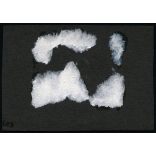 A rézmozsár készítő mester termékei, különös, foglalkozás, műhely, Horthy-korszak, helytörténet, 1930-as évek, Eredeti fotó, kartonra ragasztott papírkép.   