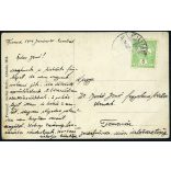 „Atelier Betty, Fiume-Abbazia, utazás tengerjáró gőzhajón, csodálatos kalapok, jármű, közlekedés, Monarchia, 1914, 1910-es évek, Eredeti fotóképeslap fotó, papírkép, Fiuméből Temesvárra küldve. 