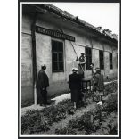 Egyházi iskolák államosítása, Pécel (?), kommunizmus, 1948, 1940-es évek, Eredeti fotó, papírkép.  