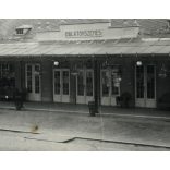 Vasútállomás, Balatonszemes, Balaton, közlekedés, vonat, Horthy-korszak, 1930-as évek, Eredeti fotó, papírkép.   