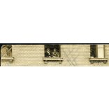 Schaffer Ármin fényképész, Budapest, bevonuló magyar katonák fegyverrel, hegedűvel, Molnár Miklós hadapród Pestújhelyről, 1. világháború, 1915, 1910-es évek, Eredeti fotó, hátulján feliratozott papírkép.   