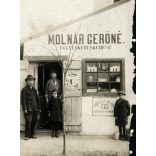 Molnár Gerőné vegyeskereskedése, Pestújhely (Budapest), üzlet, kirakat, reklám, Fővárosi Tejüzem Rt, Brillantin,  1920-as évek, Eredeti fotó, papírkép, jobb széle hiányos, sérült.  