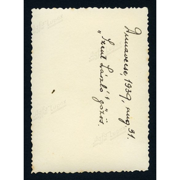 A Szent László gőzös a Dunán, Dunavecse, jármű, közlekedés, hajó, Horthy-korszak, helytörténet, 1939, 1930-as évek, Eredeti fotó, papírkép. 