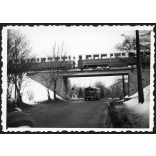 Úttörővasút, Ikarus busz, Budapest, Budakeszi út, 22-es busz, jármű, közlekedés, helytörténet, 1960-as évek, Eredeti fotó, papírkép.  