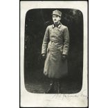 Magyar katona egyenruhában, 1. világháború, monarchia, 1918, 1910-es évek, Eredeti fotó, papírkép. 