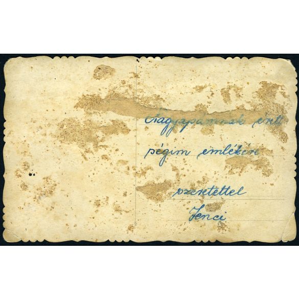 vitéz felsőtorjai Kováts fényképészmester műterme, Szeged, elegáns érettségiző fiú, fiatal férfi portréja,  Horthy-korszak, helytörténet, 1930-as évek, Eredeti fotó, papírkép, hátulján ragasztásnyomok és felirat.  