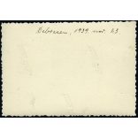 Magyar katonák egyenruhában vicceskednek, Debrecen, 2. világháború, Horthy-korszak, helytörténet, 1939, 1930-as évek, Eredeti fotó, papírkép.  