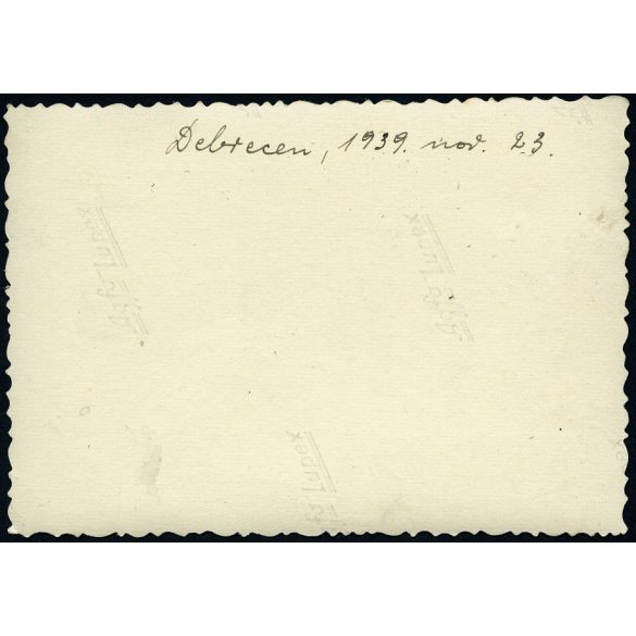 Magyar katonák egyenruhában vicceskednek, Debrecen, 2. világháború, Horthy-korszak, helytörténet, 1939, 1930-as évek, Eredeti fotó, papírkép.  