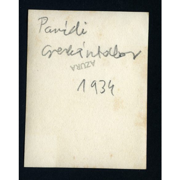 Cserkésztábor keresztje, Parád, helytörténet, Horthy-korszak, 1934, 1930-as évek, Eredeti fotó, hátulján feliratozott papírkép.   