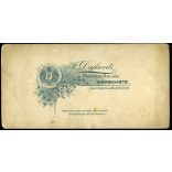 Dajkovits műterem, Werschetz (Versec), Vajdaság, elegáns nő székkel, gyönyörű ruhában, monarchia, 1890-es évek, Eredeti kabinetfotó ritka német helymegjelöléssel. 