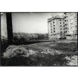 Útépítés a Bukarest utcában, Budapest, Feneketlen-tó, XI. kerület, Újbuda, várostörténet, Horthy-korszak, 1930-as évek, Eredeti fotó, papírkép.  