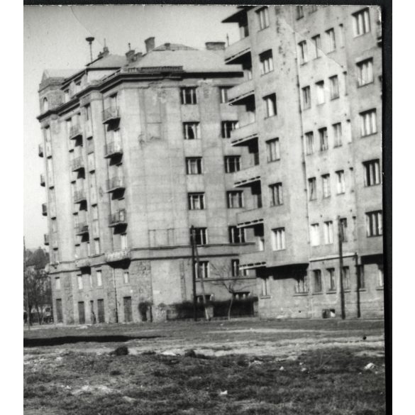 Útépítés a Bukarest utcában, Budapest, Feneketlen-tó, XI. kerület, Újbuda, várostörténet, Horthy-korszak, 1930-as évek, Eredeti fotó, papírkép.  