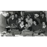 Ságvári Endre (Trefort Ágoston) iskola, Budapest, politechnikai oktatás a gyakorló műhelyben, szocializmus, 1960, 1960-as évek, Eredeti fotó, papírkép.   