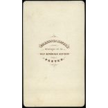 Borsos és Doctor műterem, Pest,   elegáns fiatal úr csizmában, monarchia, 1860-as évek, Eredeti CDV, vizitkártya fotó.   