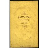 Botár Imre, Deés (ritka!), Erdély,  elegáns fiatal úr portréja, monarchia, 1860-as évek, Eredeti CDV, vizitkártya fotó. Botár Imrének leginkább tordai működését ismerjük!  