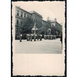 Szent Jobb körmenet, Budapest, Eucharisztikus világkongresszus, Alkotmány utca, egyház, ünnep, Horthy-korszak, 1938, 1930-es évek, Eredeti fotó, papírkép.  