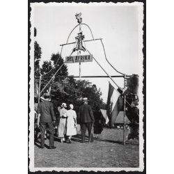   Cserkész Világtalálkozó, Gödöllő, Jamboree, Dzsembori, Dél Afrika kapu, Horthy-korszak, 1933. VIII. 7, 1930-as évek, Eredeti fotó, hátulján feliratozott papírkép.  