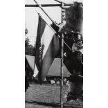 Cserkész Világtalálkozó, Gödöllő, Jamboree, Dzsembori, Dél Afrika kapu, Horthy-korszak, 1933. VIII. 7, 1930-as évek, Eredeti fotó, hátulján feliratozott papírkép.  