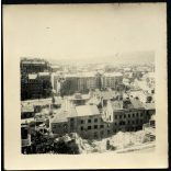 Krisztinaváros a háború után, Budapest, 1. kerület, 2. világháború, romos szétlőtt házak, 1945, 1940-es évek, Eredeti fotó, papírkép.   