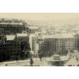 Krisztinaváros a háború után, Budapest, 1. kerület, 2. világháború, romos szétlőtt házak, 1945, 1940-es évek, Eredeti fotó, papírkép.   