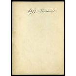 Nagyobb méret, Martin Vilmos, Hübner Antal, Zimmermann Sándor gyáros, szakv. huszárkapitány síremléke a Kerepesi úti temetőben, Horthy-korszak, 1933, 1930-es évek, Eredeti fotó, hátulján feliratozott papírkép.  