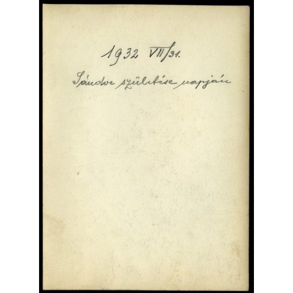 Nagyobb méret, Özv. Zimmermann Sándorné szül. Martin Auguszta férje, Zimmermann Sándor gyáros, szakv. huszárkapitány sírjánál, Budapest, Kerepesi úti temető, (Martin Vilmos, Hübner Antal), Horthy-korszak, 1932, 1930-es évek, Eredeti fotó, hátulján fe