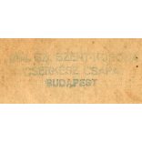 284-es számú Szent Korona Cserkészcsapat, Budapest, (Külső Váci úti római katolikus plébánia), tábor, egyenruha, zászló, trombita, XIII. kerület,  Horthy-korszak, 1929, 1920-as évek, Eredeti, bélyegzővel jelzett fotó, papírkép, felületén sérülések.  