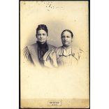 Winter műterem, Bécs, Ausztria, Czelkó Ilonka, elegáns nők portréja, monarchia, 1880-as évek, Eredeti, hátulján feliratozott kabinetfotó.