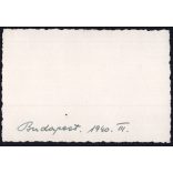 Jégzajlás a Dunán, régi Erzsébet híd, villamos, jármű, közlekedés, helytörténet, Horthy-korszak, 1940, 1940-es évek, Eredeti fotó, hátulján feliratozott papírkép.   