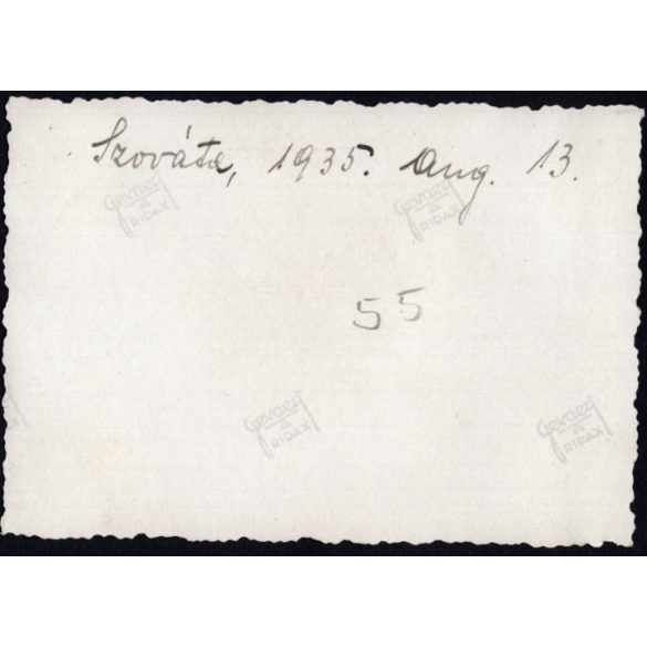 Fürdőzők a Medve-tóban, Szováta, Erdély, fürdőkultúra, Horthy-korszak, 1935., 1930-as évek, Eredeti fotó, hátulján feliratozott papírkép. 