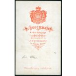 N. Stockmann műterem, Pancsova (Bécs), Vajdaság, elegáns hölgy portréja monarchia, 1860-as évek, Eredeti CDV, vizitkártya fotó.   