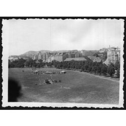   Rendezvény a Vérmezőn, Budapest, I. kerület, Attila út, Horthy-korszak, 1930-as évek, Eredeti fotó, papírkép.  
