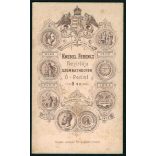 Knebel Ferenc műterme, Szombathely, elegáns nő portréja, gyönyörű frizura, medál, ékszer, monarchia, 1870-es évek, Eredeti CDV, vizitkártya fotó. 