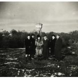 Úri társaság a Svábhegyen, Budapest, víztorony, várostörténet, Horthy-korszak, 1930-as évek, Eredeti fotó, papírkép.  