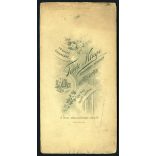 Fantó és Kluge műterem, GYŐNGYŐS (Gyöngyös), elegáns karcsú nő gyönyörű ruhában, különös háttér, kesztyűben, virágokkal, monarchia, 1890-es évek, Eredeti kabinetfotó.  