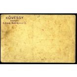 Kövessy fényképész, Budapest, betegek, sebesültek egy kórház udvarán, 1. világháború, monarchia, 1910-es évek, Eredeti fotó, papírkép, kisebb törésnyomokkal.