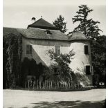 Főúri kastély, Kéked, Melczer-várkastély udvara, Horthy-korszak, Borsod-Abaúj-Zemplén megye, 1930-as évek, Eredeti fotó, papírkép.  