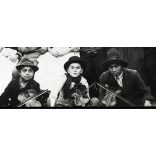 Bártfai fényképész, „Egy fertály föld.” Sükösd, népszínmű, színház, fiatalok jelmezben, helytörténet, Bács-Kiskun megye, Horthy-korszak, 1939, 1930-as évek, Eredeti fotó, hátulján feliratozott papírkép.  