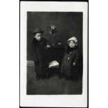 Elegáns gyerekek, Sándor és Bözske, Tiszafüred, Jász-Nagykun-Szolnok megye, helytörténet, monarchia, 1913, 1910-es évek, Eredeti fotó, hátulján feliratozott, papírkép. 