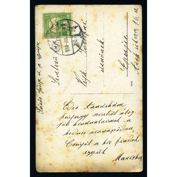 Rosenblatt műterem, Eperjes (Felvidék), elegáns nő kesztyűben, monarchia, 1910, 1910-es évek, Eredeti fotó, mélynyomóval jelzett papírkép.   