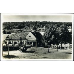   Szépvölgyi Vendéglő, Budapest, vendéglátás, kocsma, vendéglő, Cordatic reklám, autó, iránytaxi, jármű, közlekedés, Horthy-korszak, 1930-as évek, Eredeti képeslap fotó, hátulján feliratozott papírkép. 